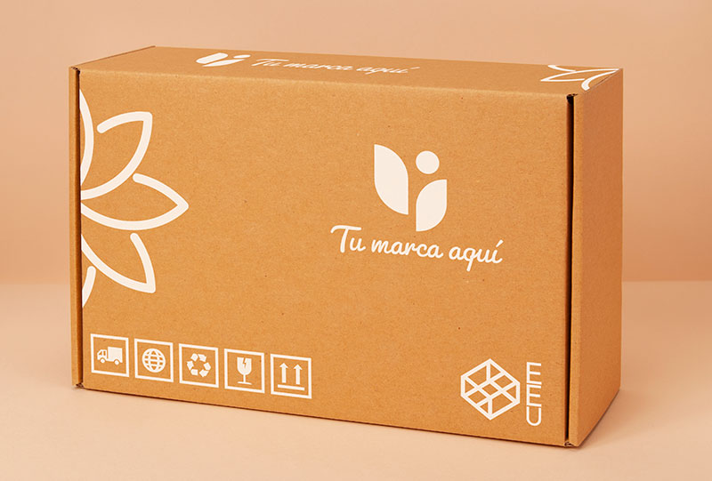 EEU Caja de cartón impresa